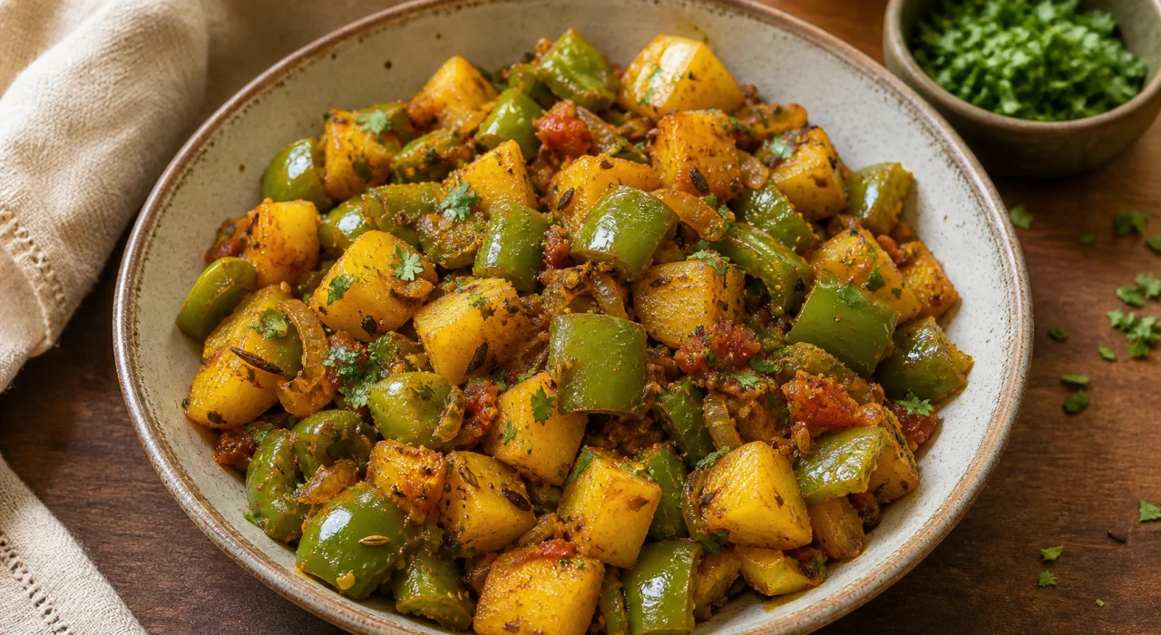 Capsicum Potato Sabzi
