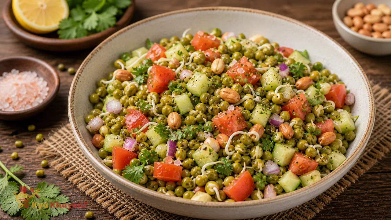 Sprouted Moong Salad