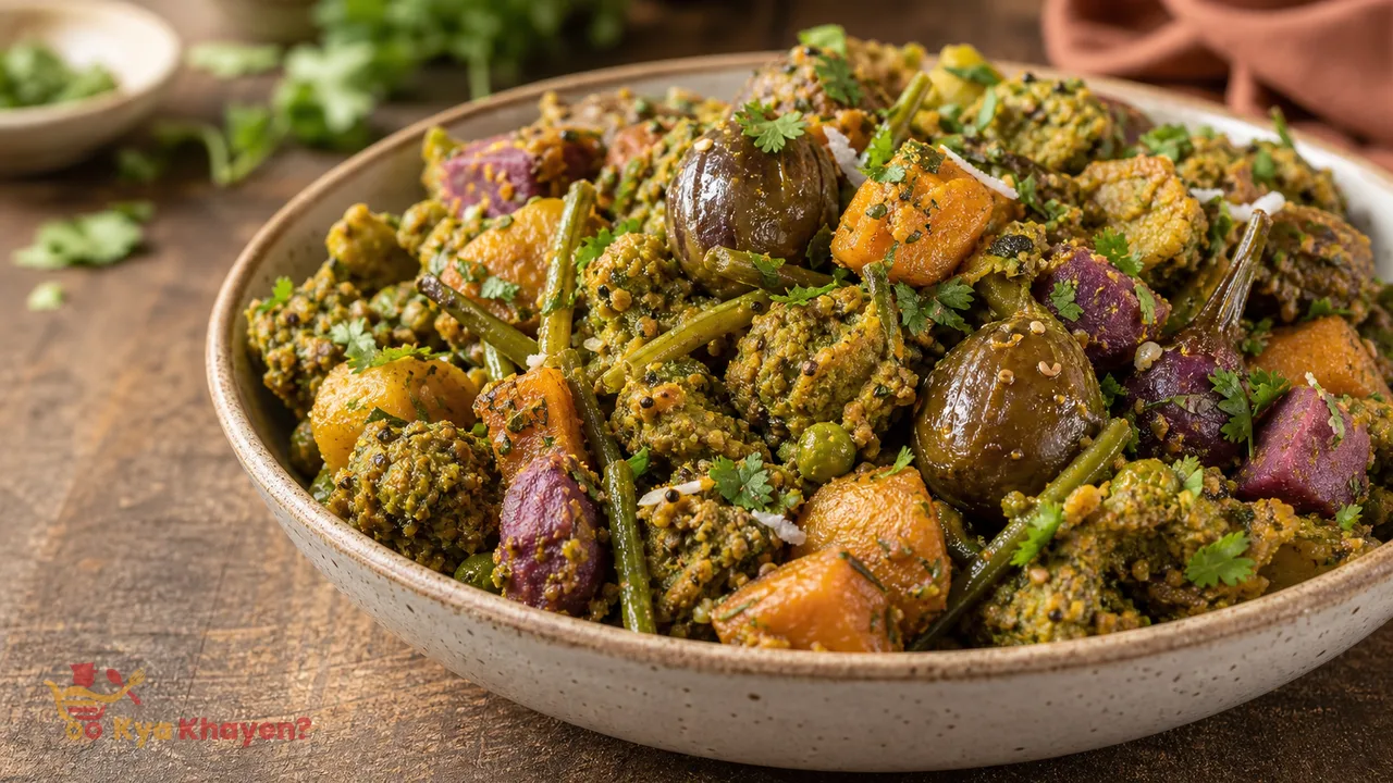 Undhiyu with Mixed Vegetables