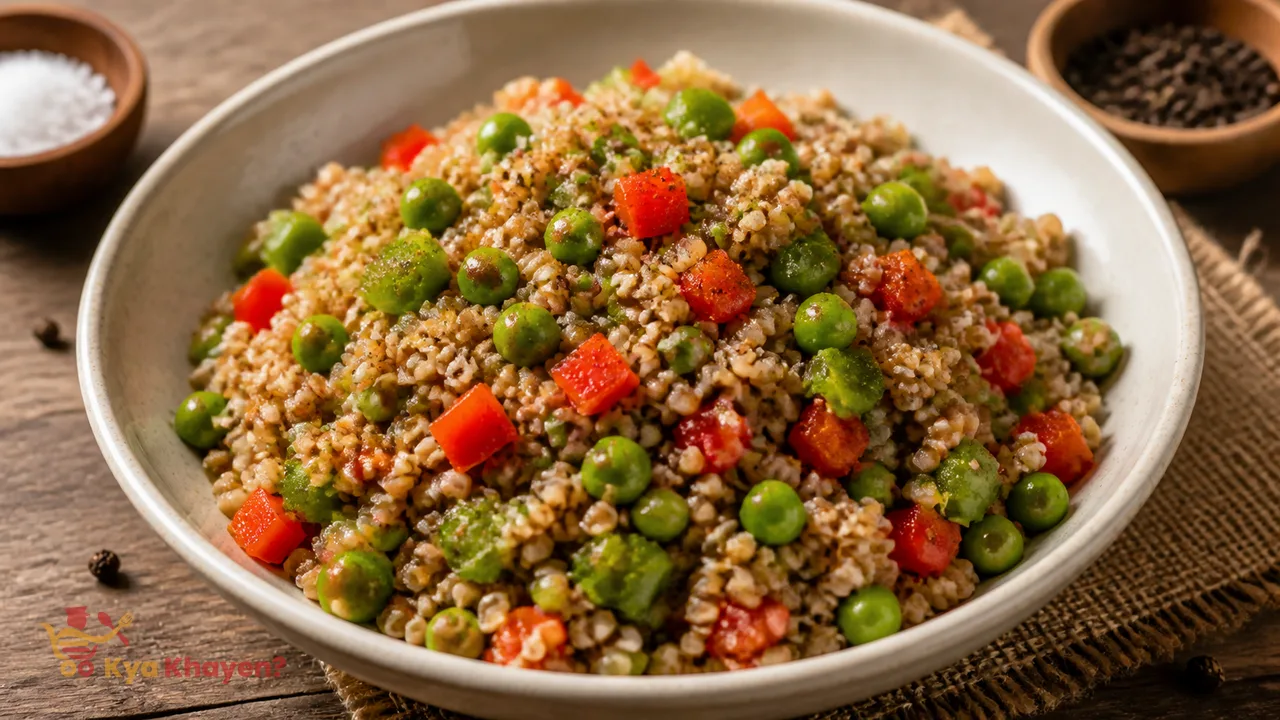 Boiled Buckwheat with Colored Bells