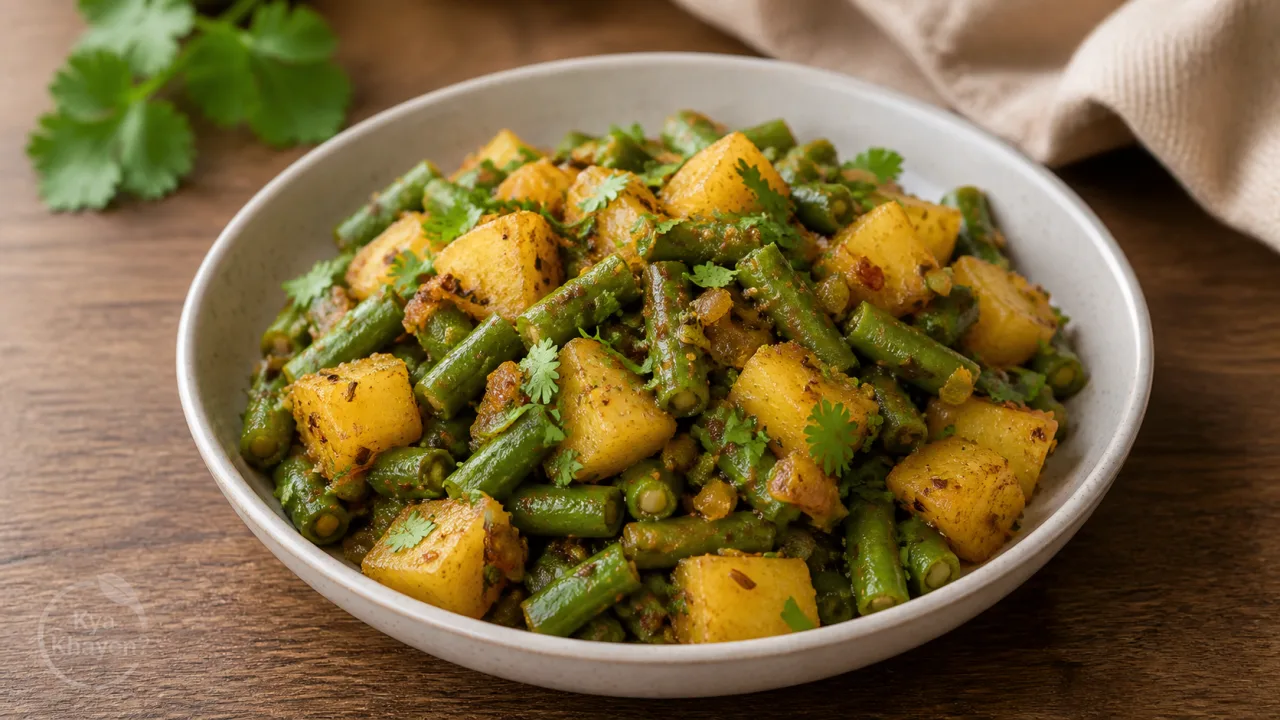 Stir Fried Beans and Potatoes