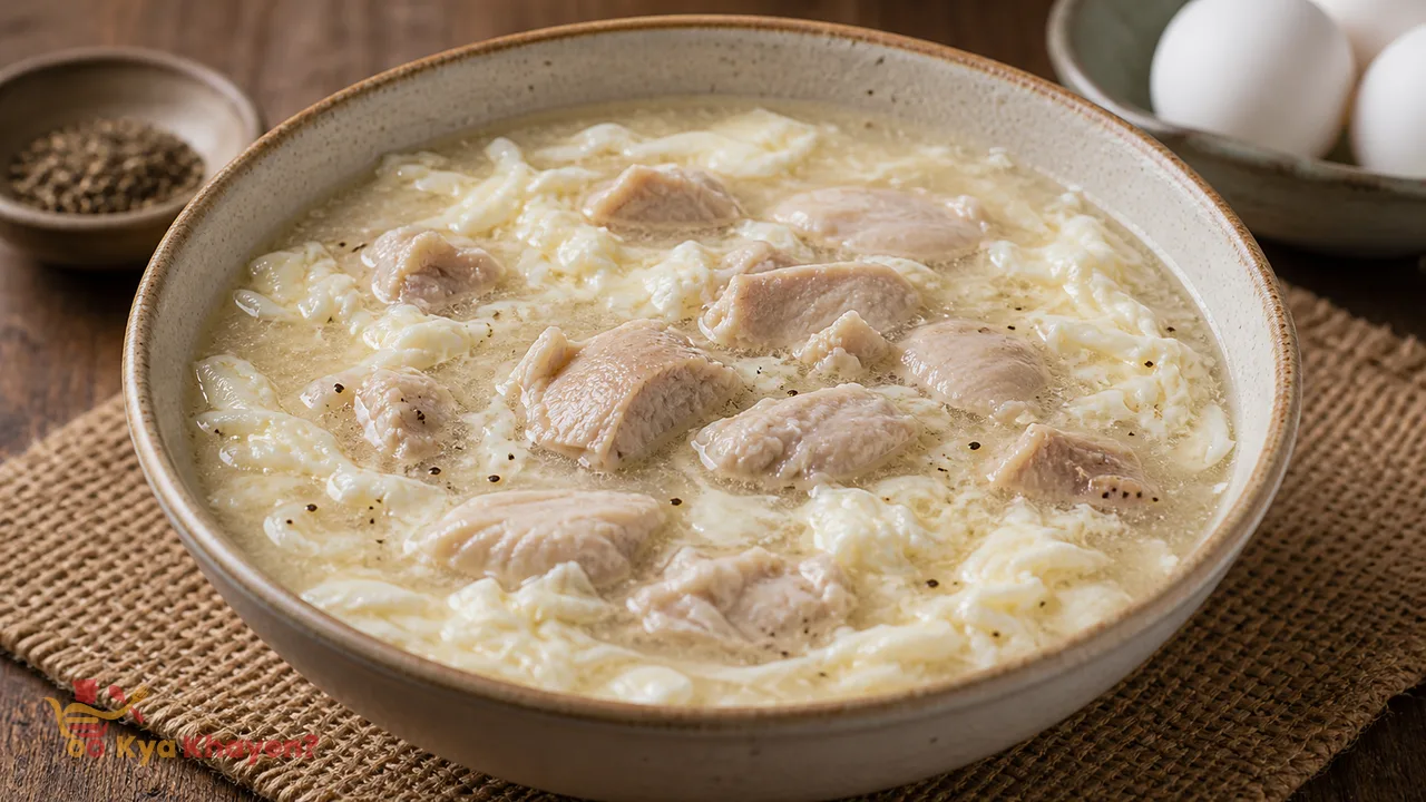 Chicken Egg White Stew