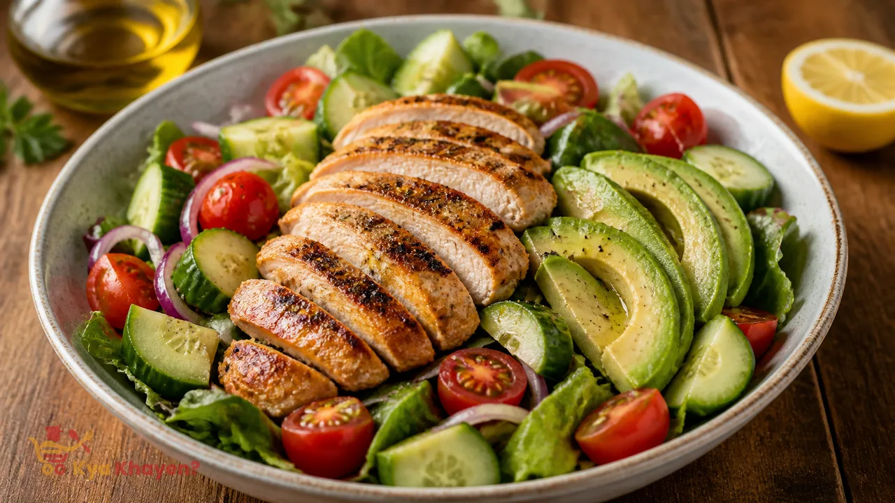 Grilled Chicken & Avocado Salad