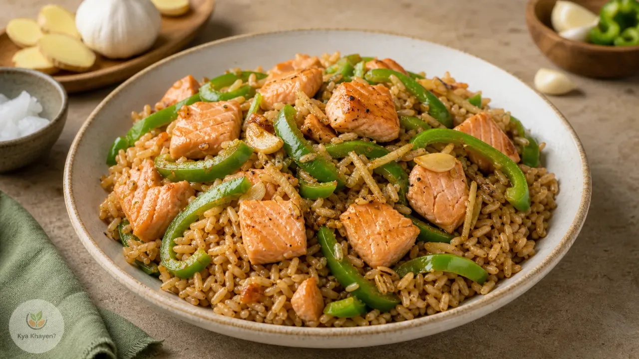 Fish Stir Fry with Brown Rice