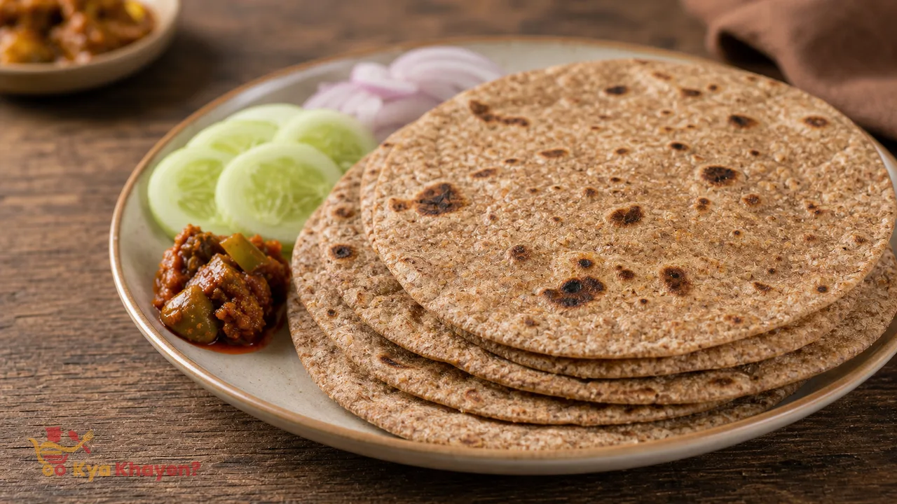 Wheat Bran Chapati (50% Wheat Bran, 50% Wheat Flour)