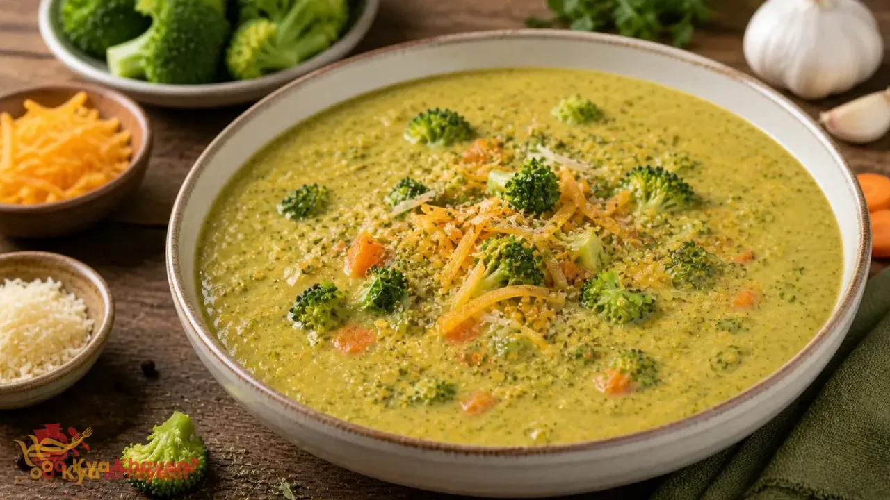 Low-Calorie Broccoli Cheddar Soup