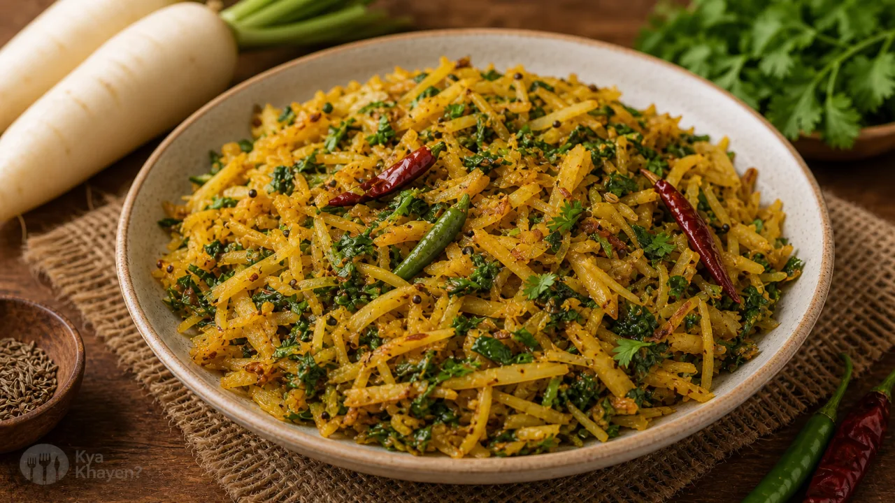 Radish Bhujia