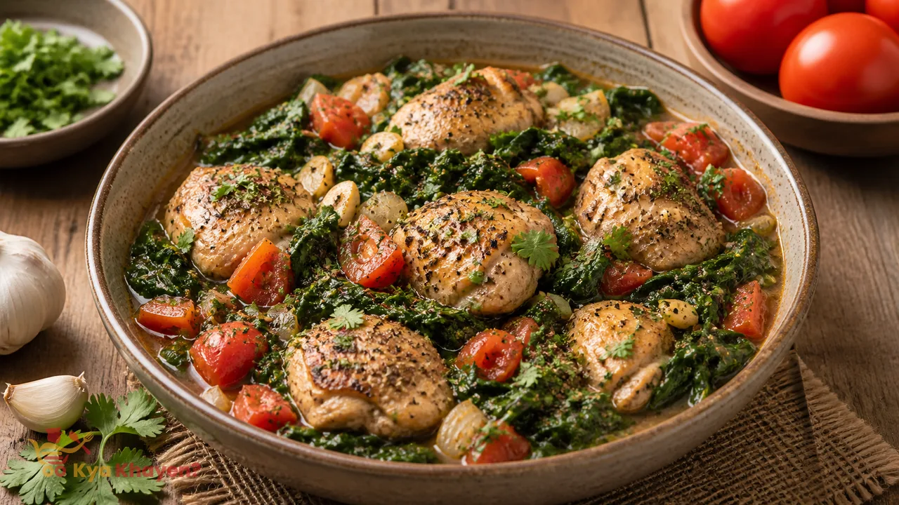 Chicken with Greens