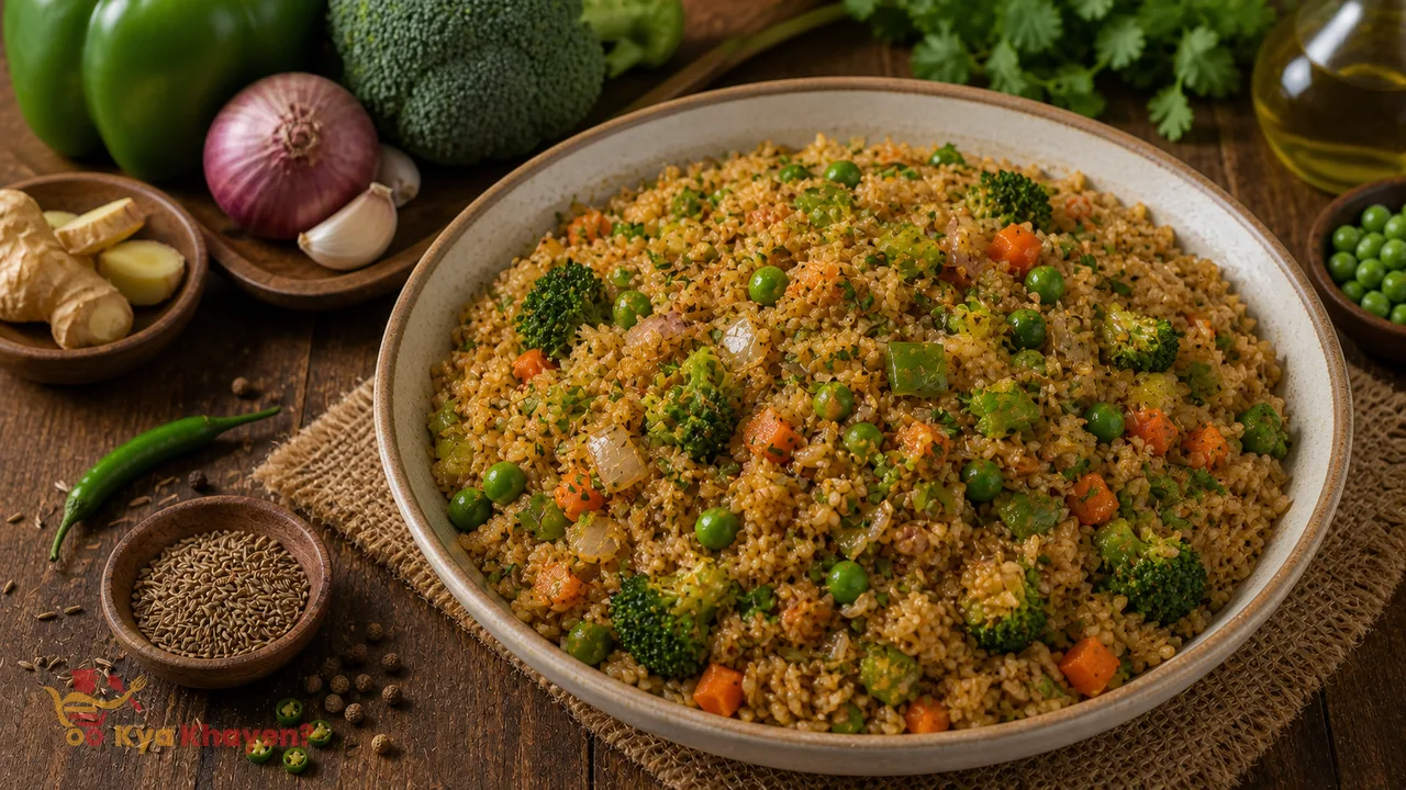 Vegetables Fried Brown Rice