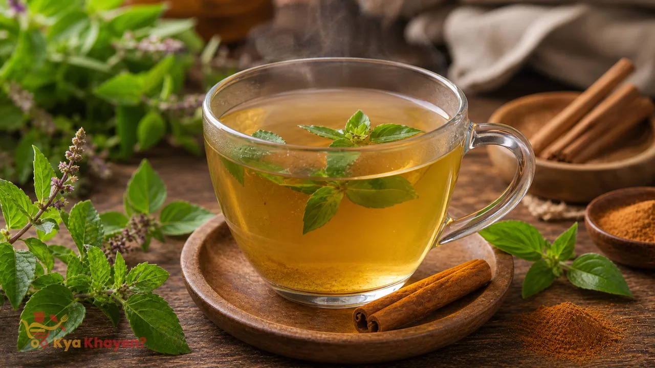 Tulsi-Cinnamon Infusion Tea