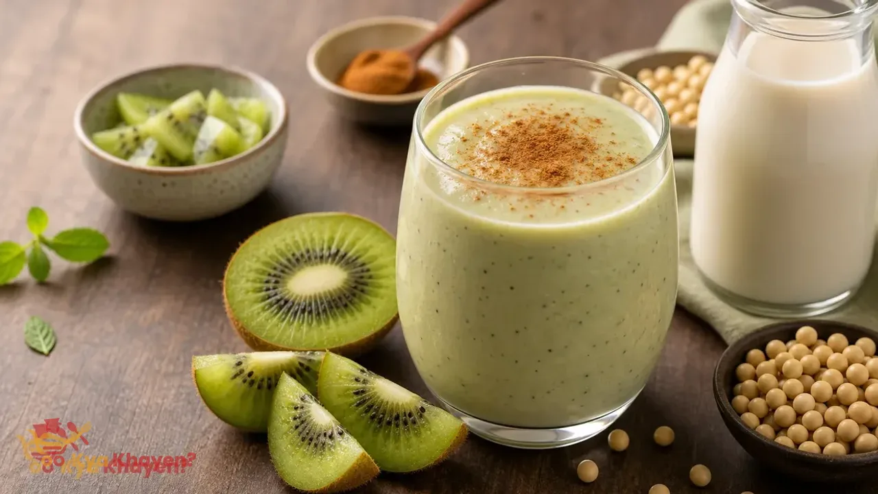 Kiwi Soy-Milk Shake