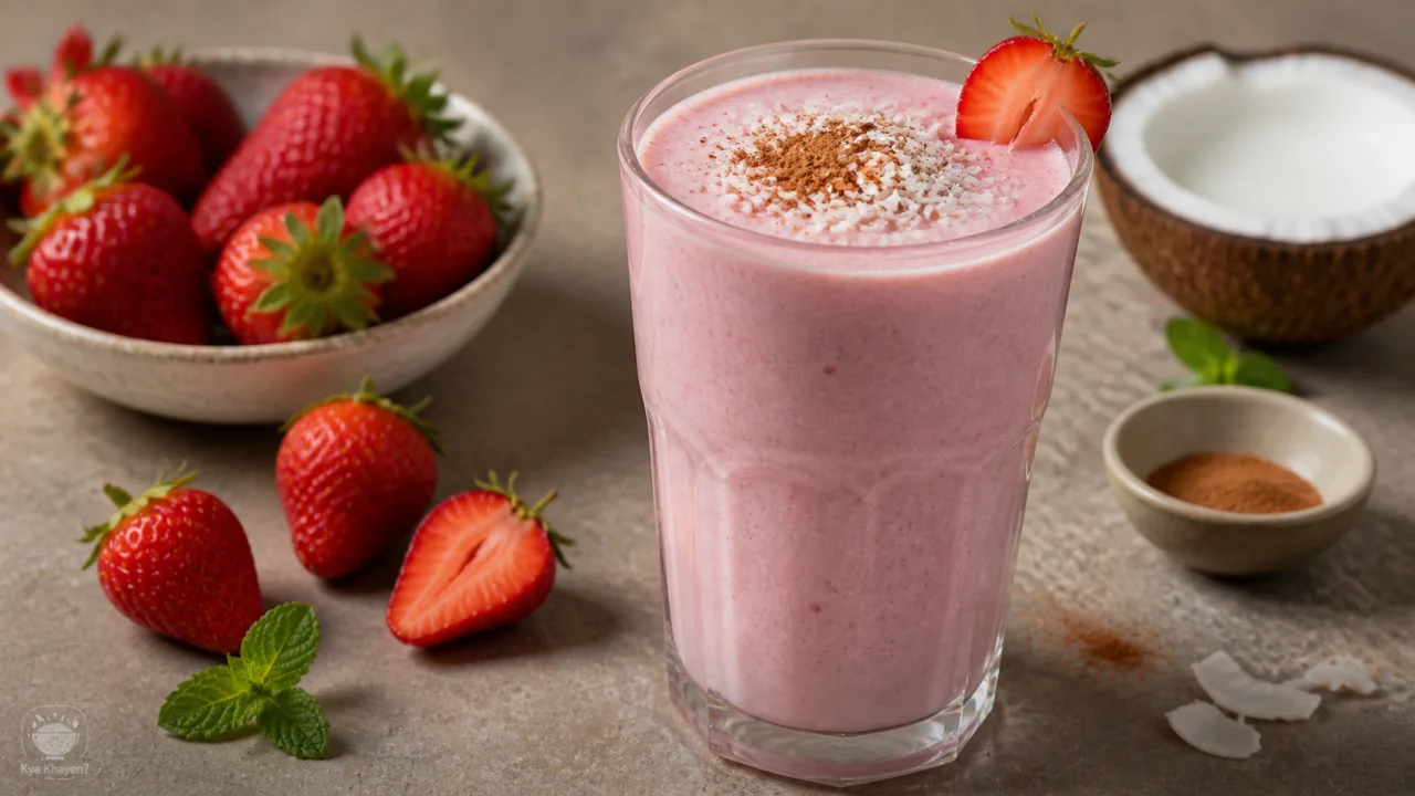 Strawberry-Coco Milk Shake