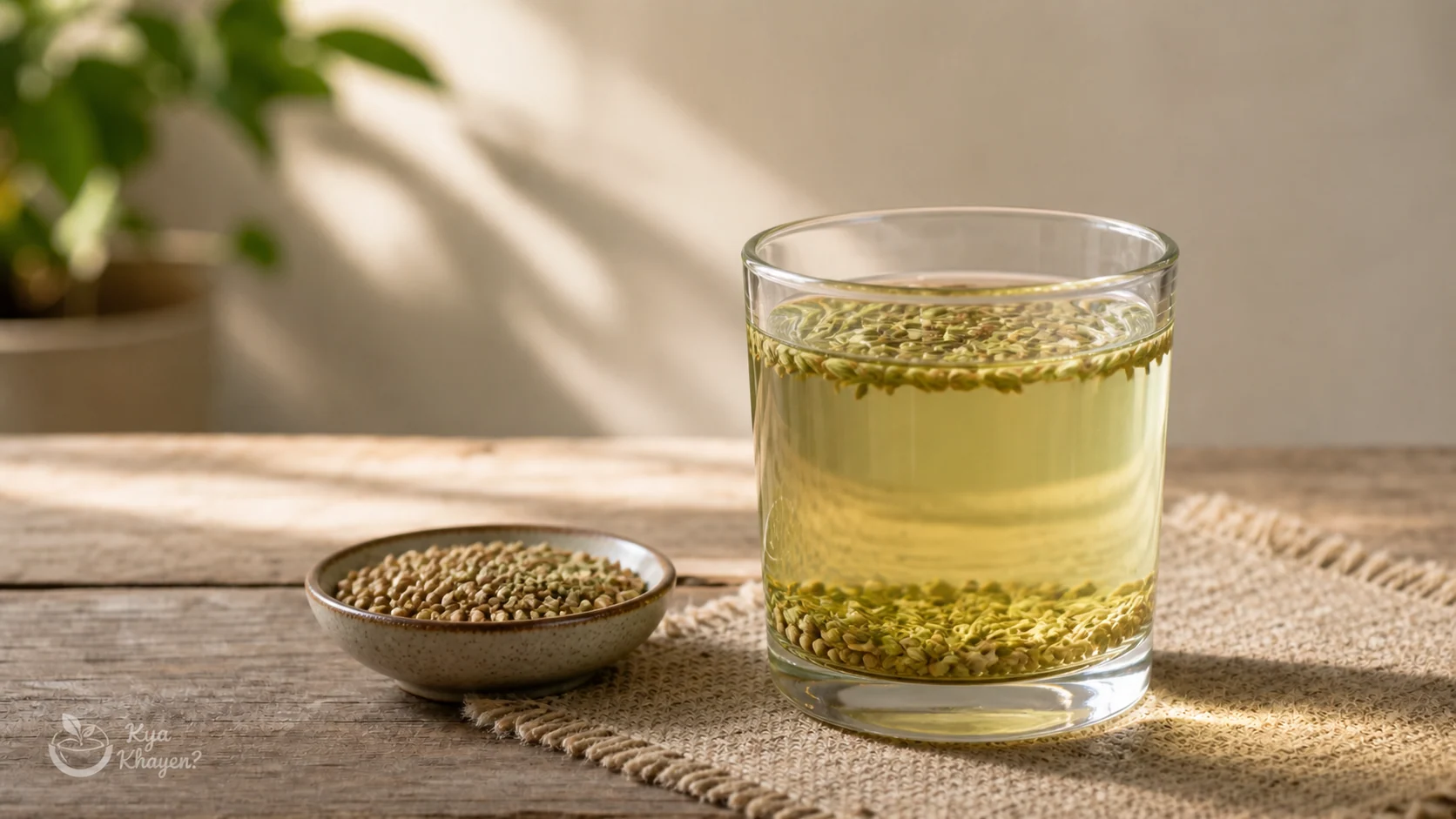 Coriander Fennel Infused Water
