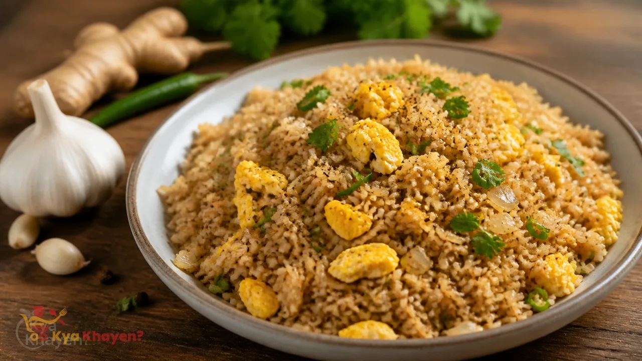 Garlic and Egg Fried Rice