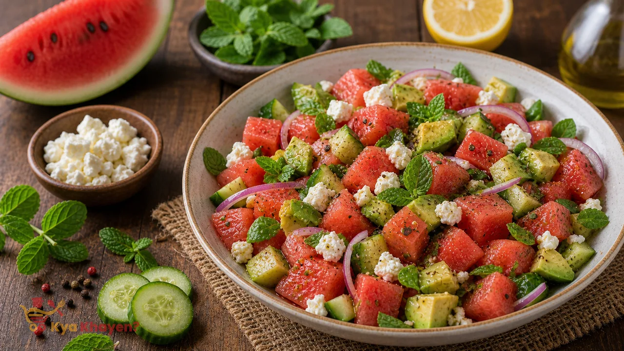 Watermelon Salad with Mint