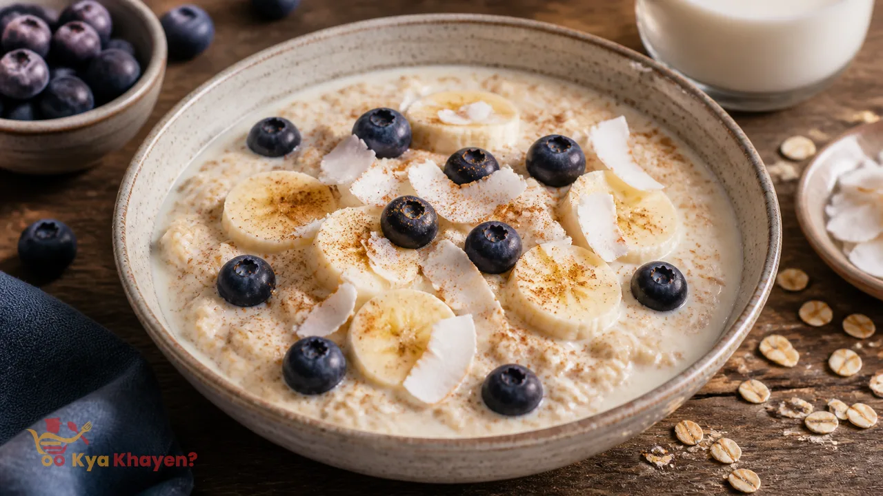 Blueberry-Banana Soaked Oats