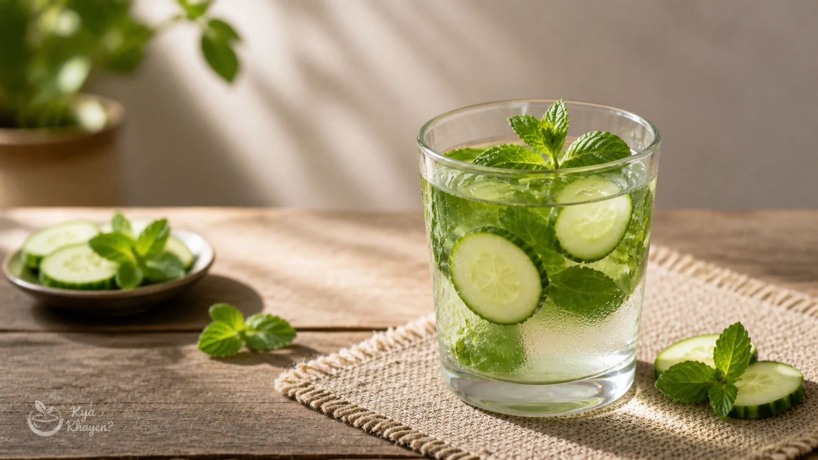 Mint Cucumber Infused Water