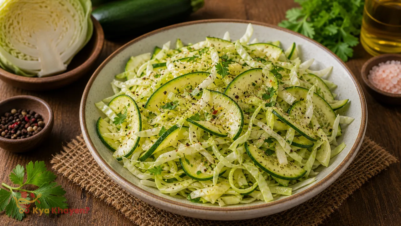 Zucchini Cabbage Salad