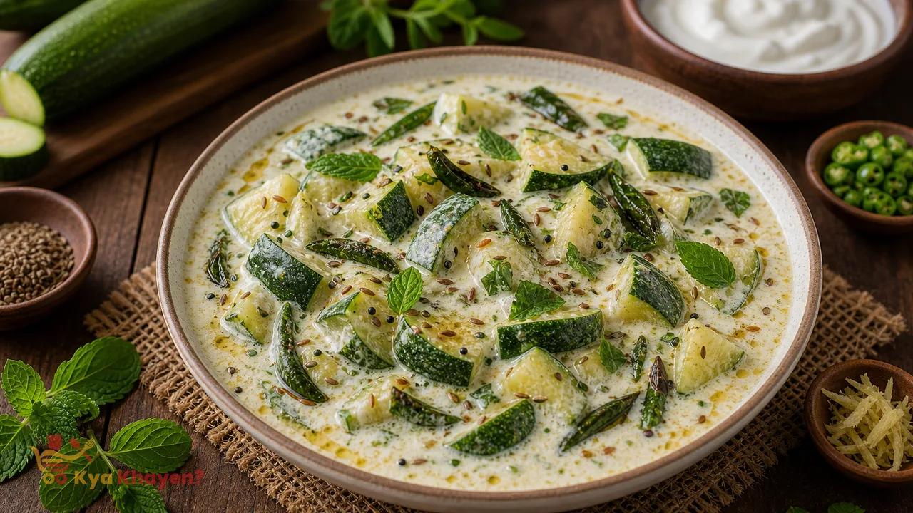 Zucchini with Curd