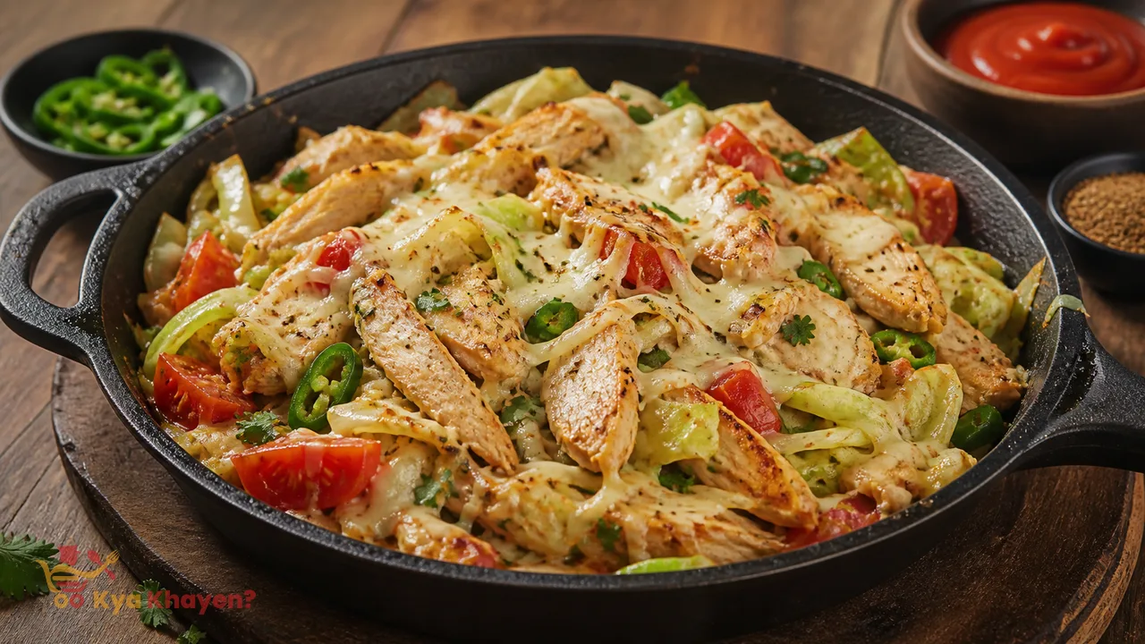 Keto Cheesy Chicken Cabbage