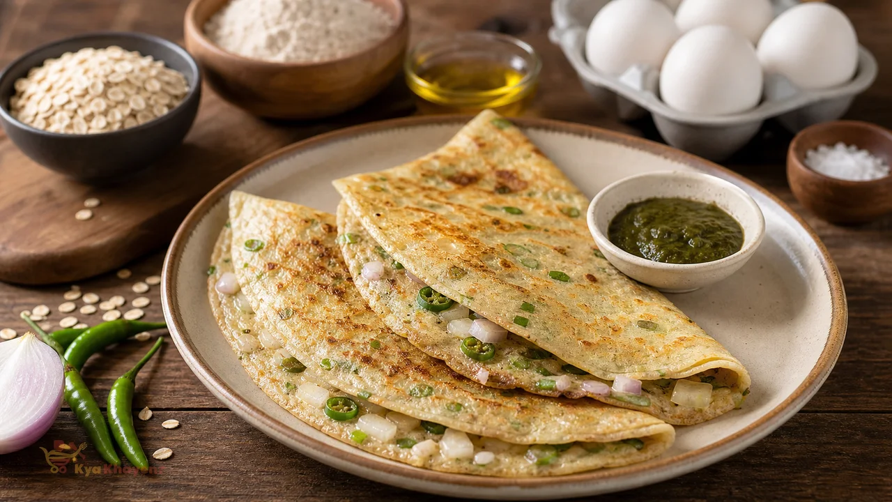 2 Egg Whites Oat Meal Wraps (50% Oatmeal + 50% Wheat Flour)