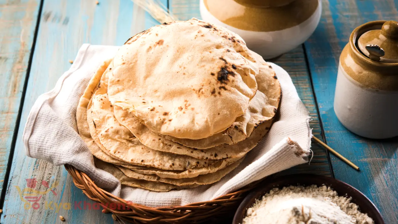 Ajwain Stuffed Oat Bran Chapati (30% Oat Bran, 70% Wheat Flour)